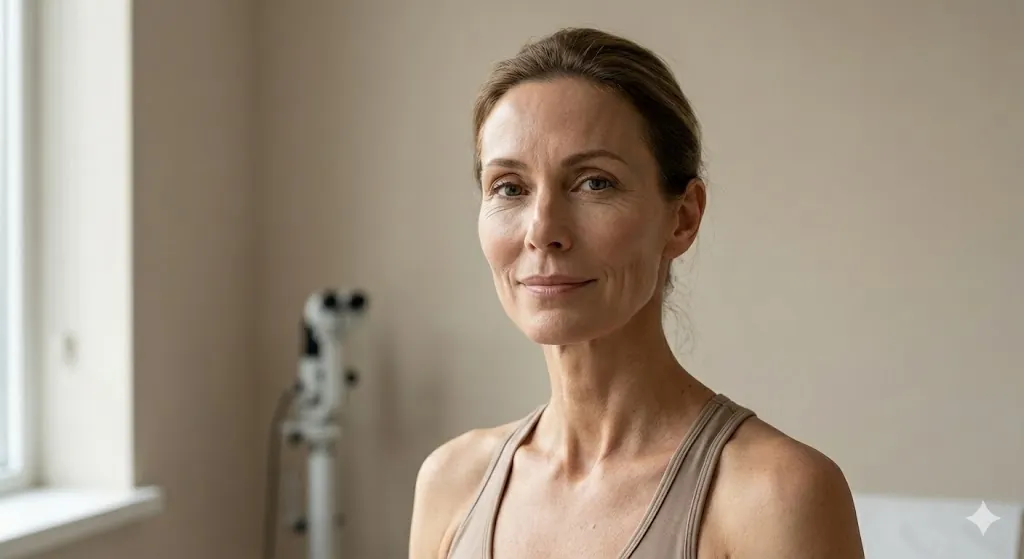 Paciente con signos clínicos de pérdida de volumen facial, candidata a un injerto graso en Mérida.